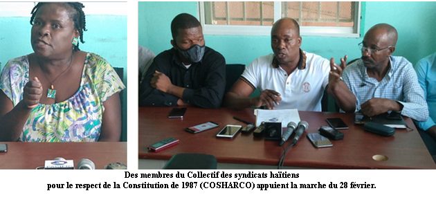 COSHARCO dénonce l’insécurité en Haïti
